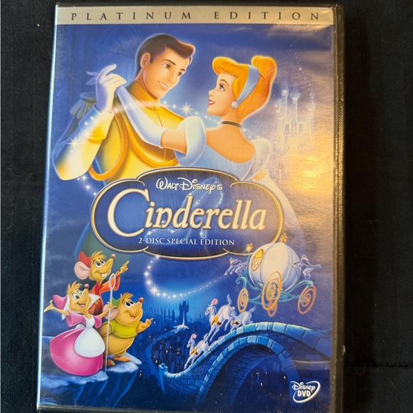 Disney Other - Disney Cinderella Original Classic DVD - Blue and Gold